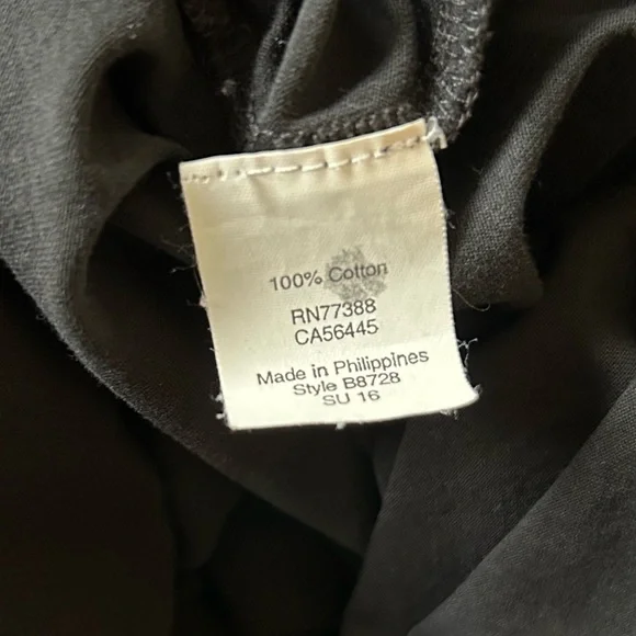 J. Crew Black Sleeveless T-Shirt Dress Size XS - Picture 4 of 4